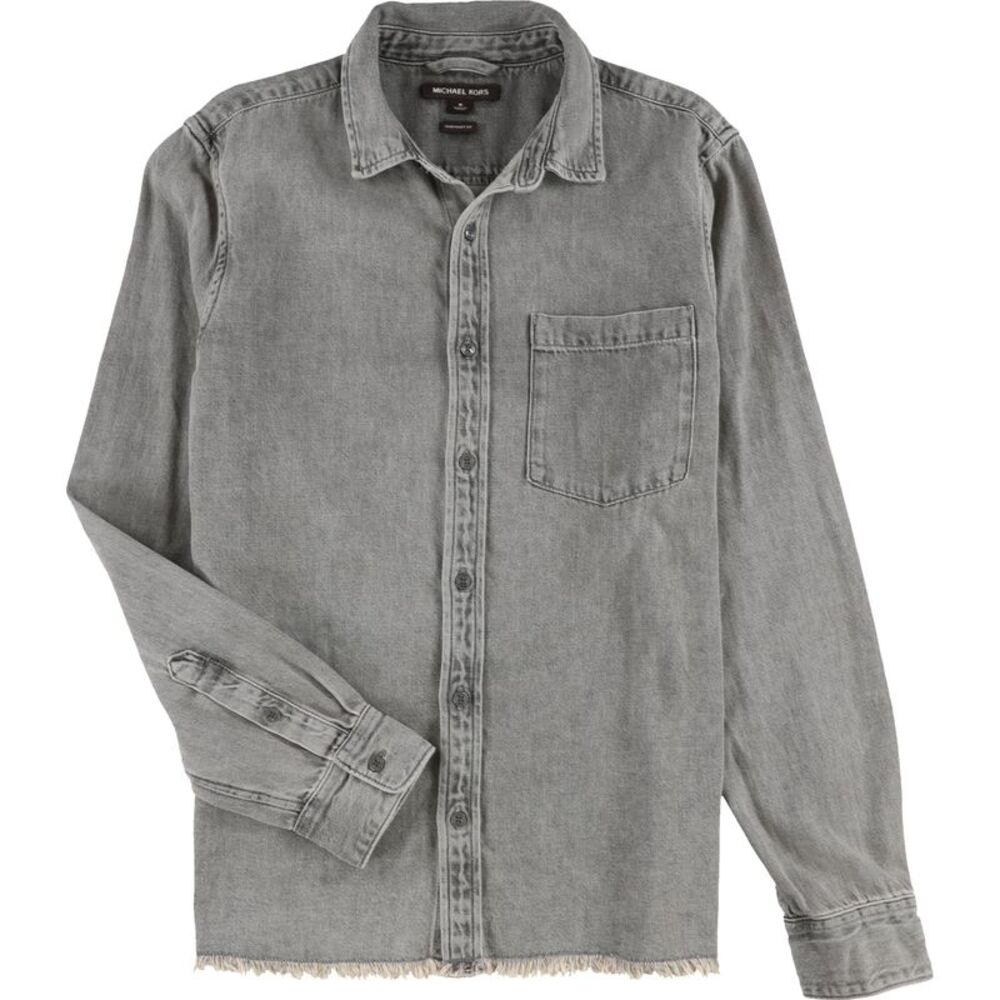 Michael Kors Mens Long Sleeve Shirt Jacket, NWT
